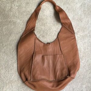 Genuine leather  J Jill hobo bag. Slouchy bag Smoke free home